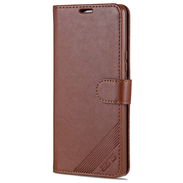 AZNS Sheepskin Texture Horizontal Flip Leather Case with Holder & Card Slots & Wallet For Honor 50(Brown)
