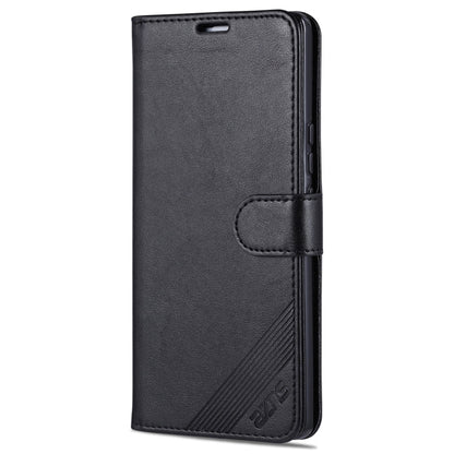 AZNS Sheepskin Texture Horizontal Flip Leather Case with Holder & Card Slots & Wallet For Honor 50 Pro(Black)