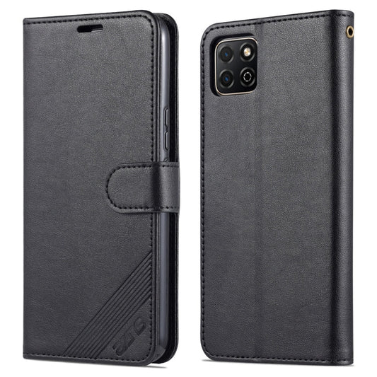 AZNS Sheepskin Texture Horizontal Flip Leather Case with Holder & Card Slots & Wallet For Honor Play 20(Black)