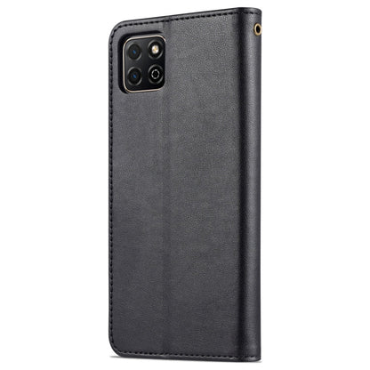 AZNS Sheepskin Texture Horizontal Flip Leather Case with Holder & Card Slots & Wallet For Honor Play 20(Black)
