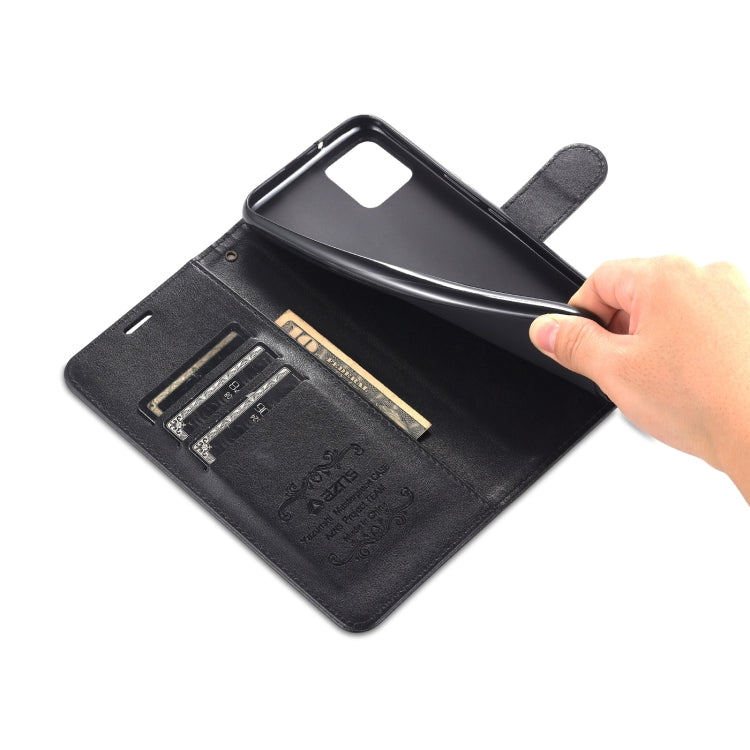AZNS Sheepskin Texture Horizontal Flip Leather Case with Holder & Card Slots & Wallet For Honor Play 20(Black)
