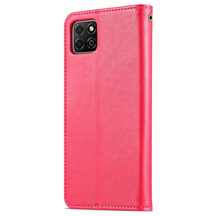 AZNS Sheepskin Texture Horizontal Flip Leather Case with Holder & Card Slots & Wallet For Honor Play 20(Red)
