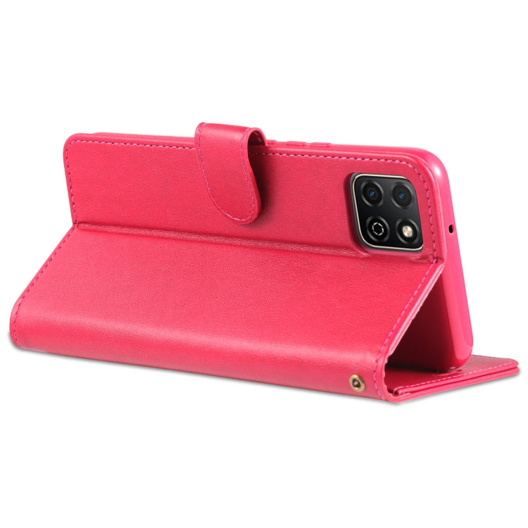 AZNS Sheepskin Texture Horizontal Flip Leather Case with Holder & Card Slots & Wallet For Honor Play 20(Red)