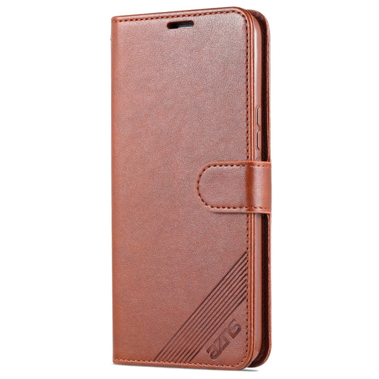 AZNS Sheepskin Texture Horizontal Flip Leather Case with Holder & Card Slots & Wallet For Honor Play 20(Brown)
