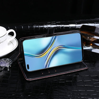 For Honor X20 idewei Crocodile Texture Horizontal Flip Leather Case with Holder & Card Slots & Wallet(Dark Blue)