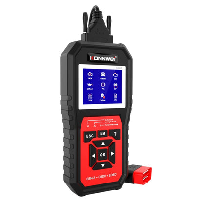 Instrument de diagnostic de panne de testeur de batterie plomb-acide 12 V KONNWEI KW460 de voiture 2,8 pouces