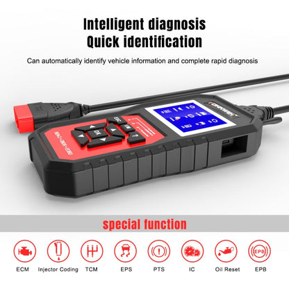 Instrument de diagnostic de panne de testeur de batterie plomb-acide 12 V KONNWEI KW460 de voiture 2,8 pouces