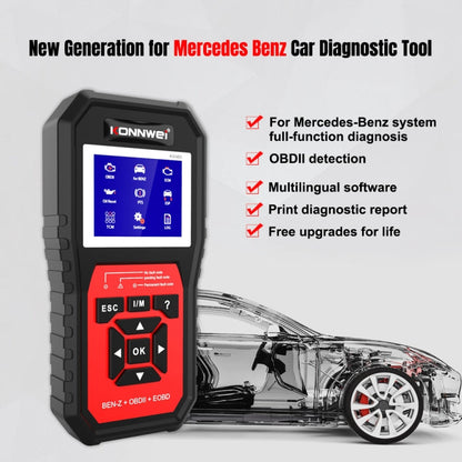Instrument de diagnostic de panne de testeur de batterie plomb-acide 12 V KONNWEI KW460 de voiture 2,8 pouces