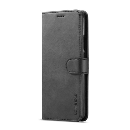 For Huawei Mate 20 Lite / Maimang 7 LC.IMEEKE Calf Texture Horizontal Flip Leather Case, with Holder & Card Slots & Wallet(Black)