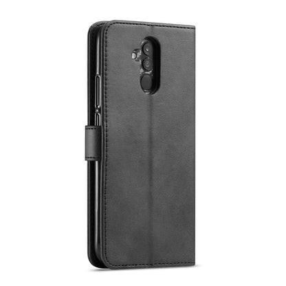 For Huawei Mate 20 Lite / Maimang 7 LC.IMEEKE Calf Texture Horizontal Flip Leather Case, with Holder & Card Slots & Wallet(Black)