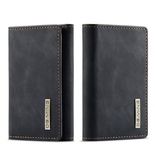 DG.MING M1 Series 3-Fold Multi Card Wallet(Black)