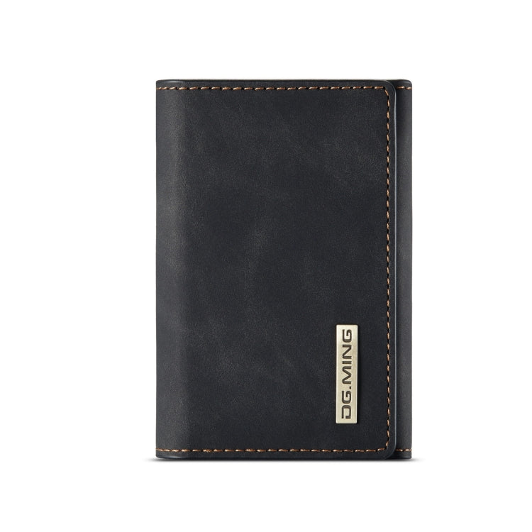 DG.MING M1 Series 3-Fold Multi Card Wallet(Black)