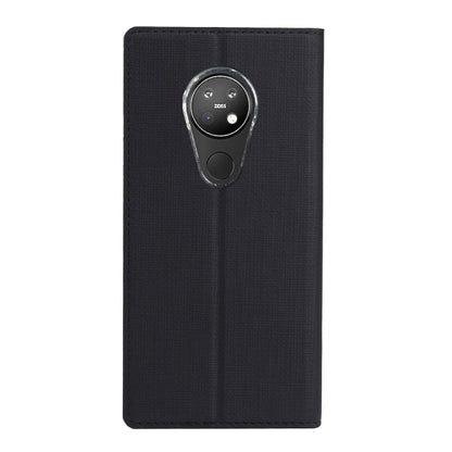 For Nokia 6.2 & 7.2 ViLi Shockproof TPU + PU Horizontal Flip Protective Case with Card Slot & Holder(Black)