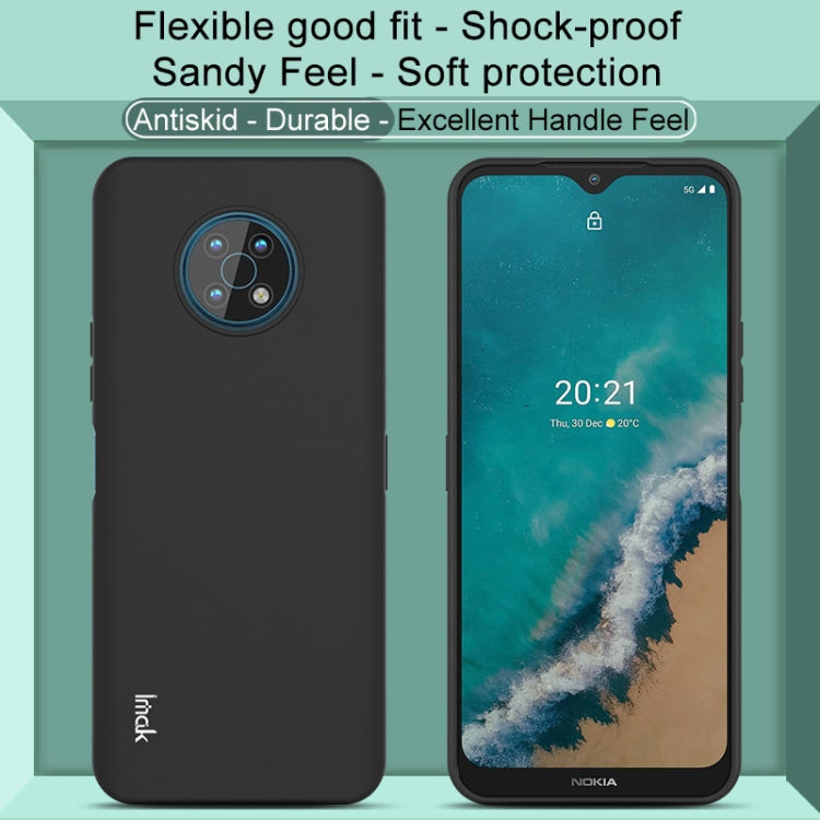 For Nokia G50 imak UC-3 Series Shockproof Frosted TPU Phone Protective Case(Black)