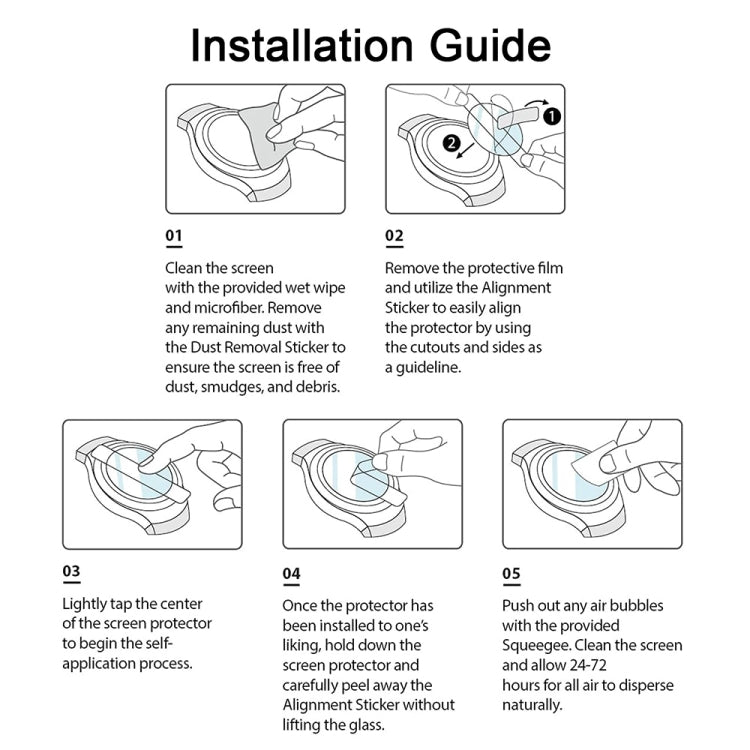 Curved 3D Composite Material Soft Film Screen Protector For Amazfit GTS 3