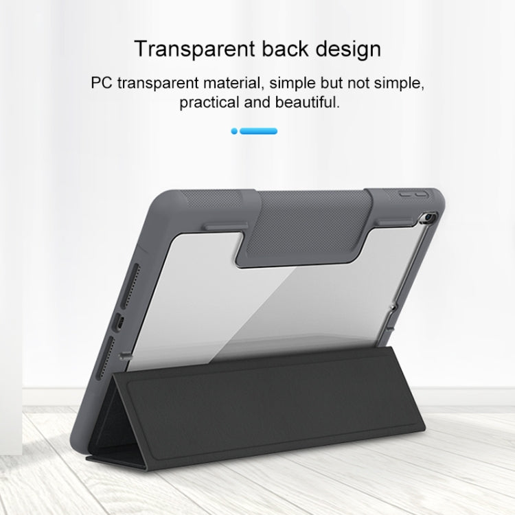 Pour iPad Pro 10.5 Étui Mutural Horizontal Flip PC + TPU + Cuir PU avec support et fente pour stylo (rouge)