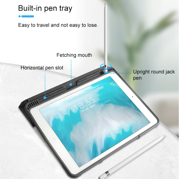 Pour iPad Pro 10.5 Étui Mutural Horizontal Flip PC + TPU + Cuir PU avec support et fente pour stylo (rouge)