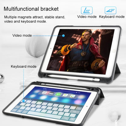 Pour iPad Pro 10.5 Étui Mutural Horizontal Flip PC + TPU + Cuir PU avec support et fente pour stylo (rouge)