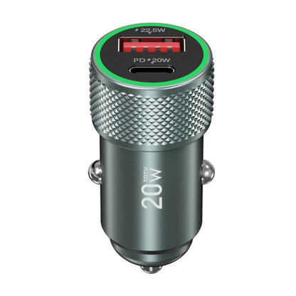 TOTUDESIGN DCCPD-010 Blade Series 20W Fast Charging Car Charger(Black)