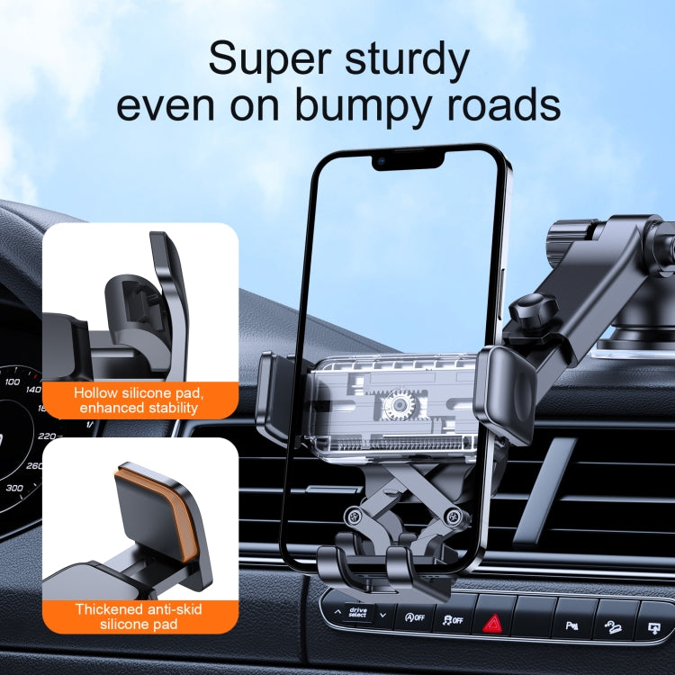 Support de téléphone de voiture pour tableau de bord JOYROOM JR-ZS283 (Noir)