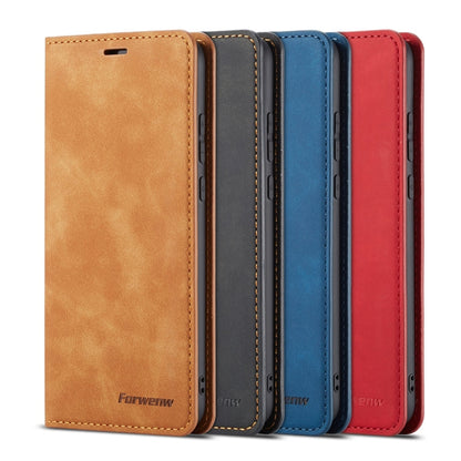 For Huawei P20 Pro Forwenw Dream Series Oil Edge Strong Magnetism Horizontal Flip Leather Case with Holder & Card Slots & Wallet & Photo Frame(Brown)