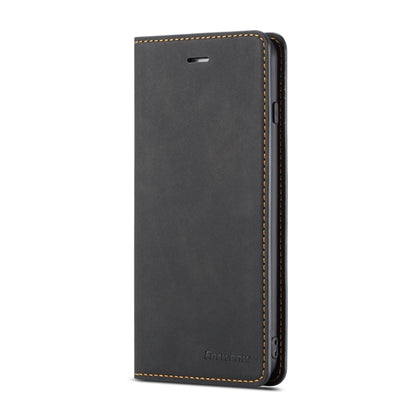 Pour iPhone 8 Plus / 7 Plus Étui en cuir Forwenw Dream Series à rabat horizontal avec aimant puissant, porte-cartes, portefeuille et cadre photo (noir)