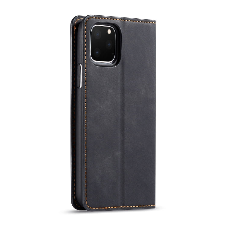 For iPhone 11 Pro Forwenw Dream Series Oil Edge Strong Magnetism Horizontal Flip Leather Case with Holder & Card Slots & Wallet & Photo Frame(Black)