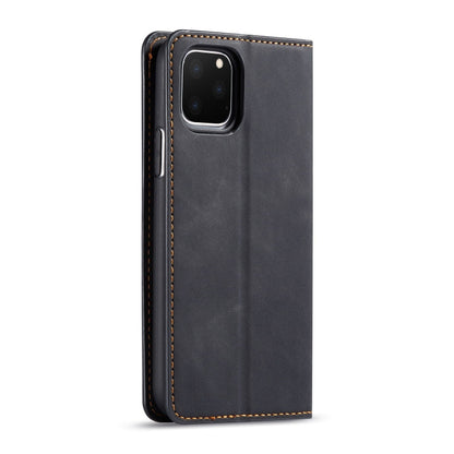 For iPhone 11 Pro Forwenw Dream Series Oil Edge Strong Magnetism Horizontal Flip Leather Case with Holder & Card Slots & Wallet & Photo Frame(Black)