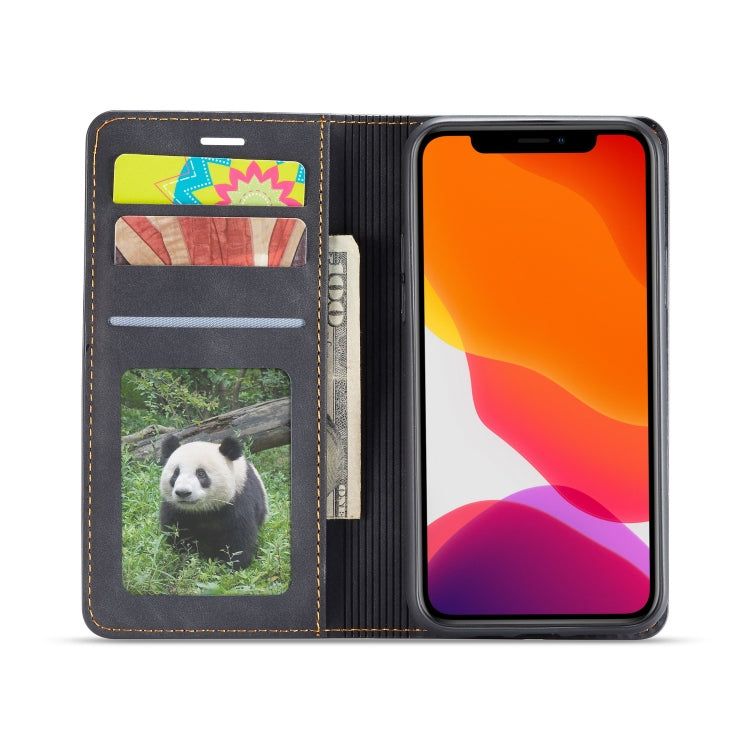 For iPhone 11 Pro Forwenw Dream Series Oil Edge Strong Magnetism Horizontal Flip Leather Case with Holder & Card Slots & Wallet & Photo Frame(Black)