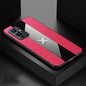 Pour étui de téléphone TPU antichoc OnePlus 9 XINLI à texture en tissu (rouge)