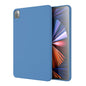 For iPad Pro 12.9 inch 2022 / 2021 / 2020 Mutural Silicone Microfiber Tablet Case(Light Blue)