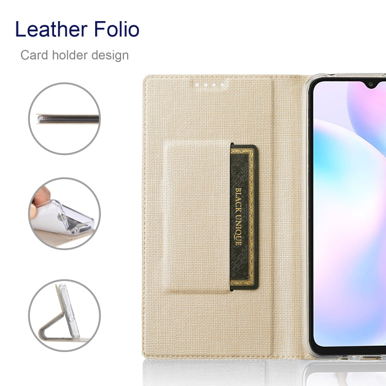 For Xiaomi Redmi Note 11 Pro ViLi DMX Series Shockproof Magnetic Flip Leather Phone Case(Gold)