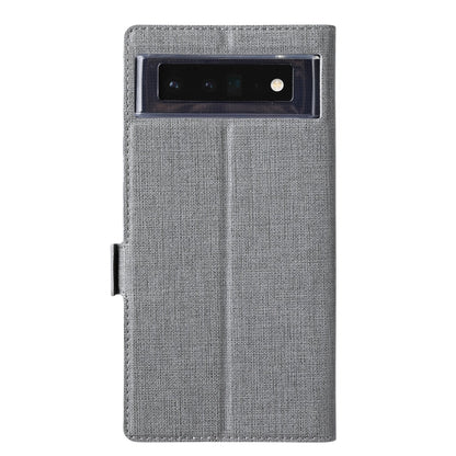 For Google Pixel 6 ViLi K Series Magnetic Buckle Horizontal Flip Leather Phone Case(Grey)