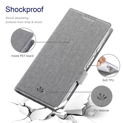 For Google Pixel 6 ViLi K Series Magnetic Buckle Horizontal Flip Leather Phone Case(Grey)