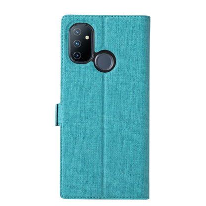 For OnePlus Nord N100 ViLi K Series Shockproof Magnetic Buckle Leather Phone Case(Blue)