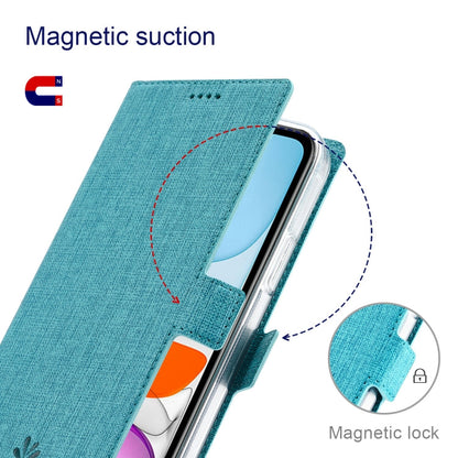 For OnePlus Nord N100 ViLi K Series Shockproof Magnetic Buckle Leather Phone Case(Blue)