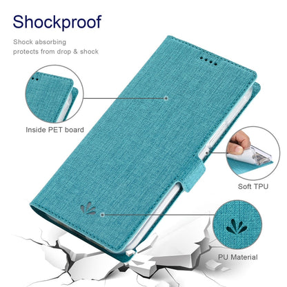 For OnePlus Nord N100 ViLi K Series Shockproof Magnetic Buckle Leather Phone Case(Blue)