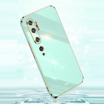 For Xiaomi Mi CC9 Pro XINLI 6D Plating Phone Case(Black)