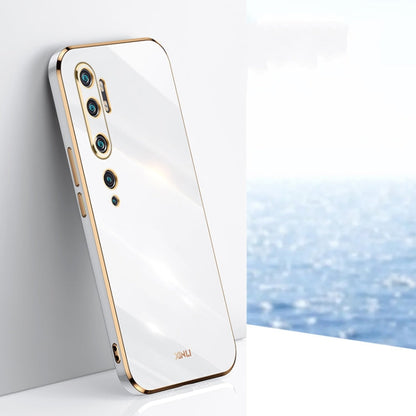 For Xiaomi Mi CC9 Pro XINLI 6D Plating Phone Case(White)