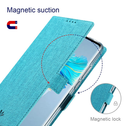 For Samsung Galaxy S21 FE 5G ViLi K Series Magnetic Buckle Horizontal Flip Leather Phone Case(Blue)