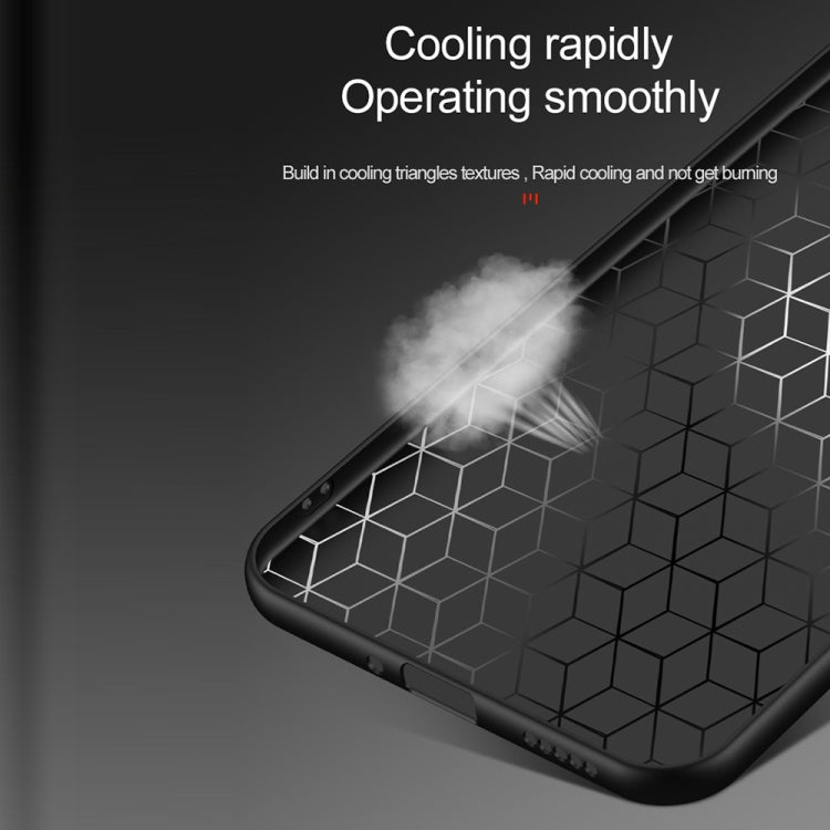 Pour Xiaomi Mi CC9 Pro Coque de téléphone en TPU texturé en tissu XINLI avec support annulaire (Gris)