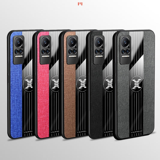 For Xiaomi Civi XINLI Stitching Cloth Texture TPU Phone Case(Red)