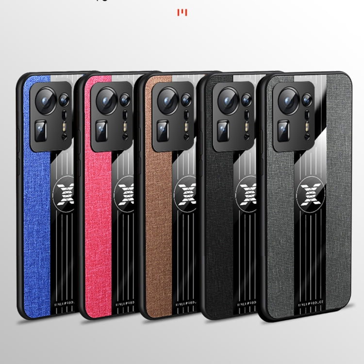 For Xiaomi Mi Mix 4 XINLI Stitching Cloth Texture TPU Phone Case(Black)