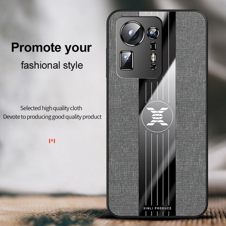 For Xiaomi Mi Mix 4 XINLI Stitching Cloth Texture TPU Phone Case(Black)