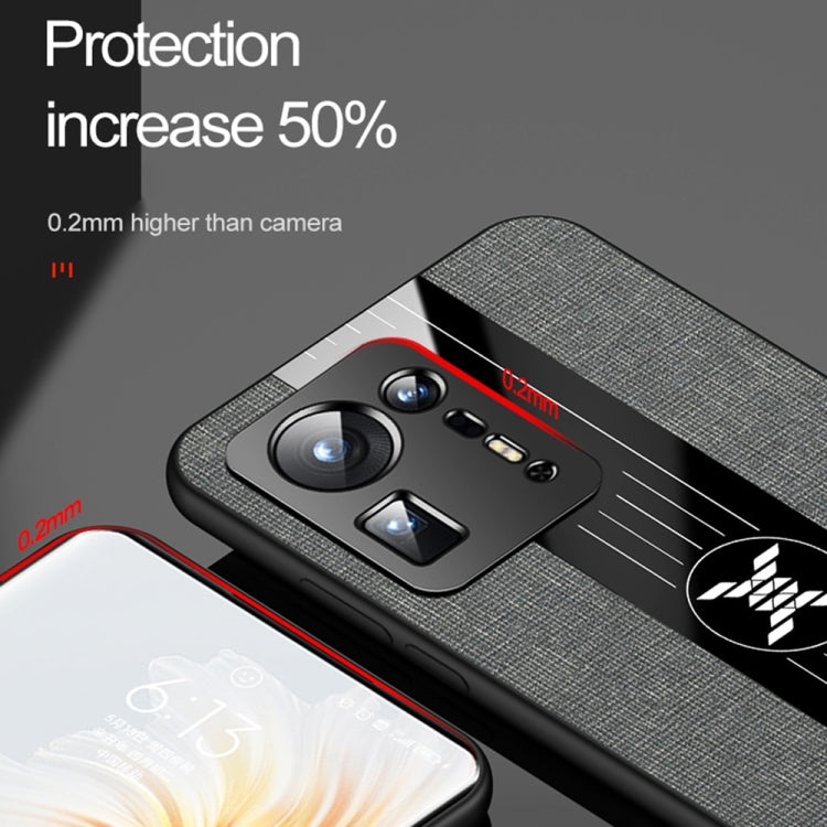 For Xiaomi Mi Mix 4 XINLI Stitching Cloth Texture TPU Phone Case(Black)