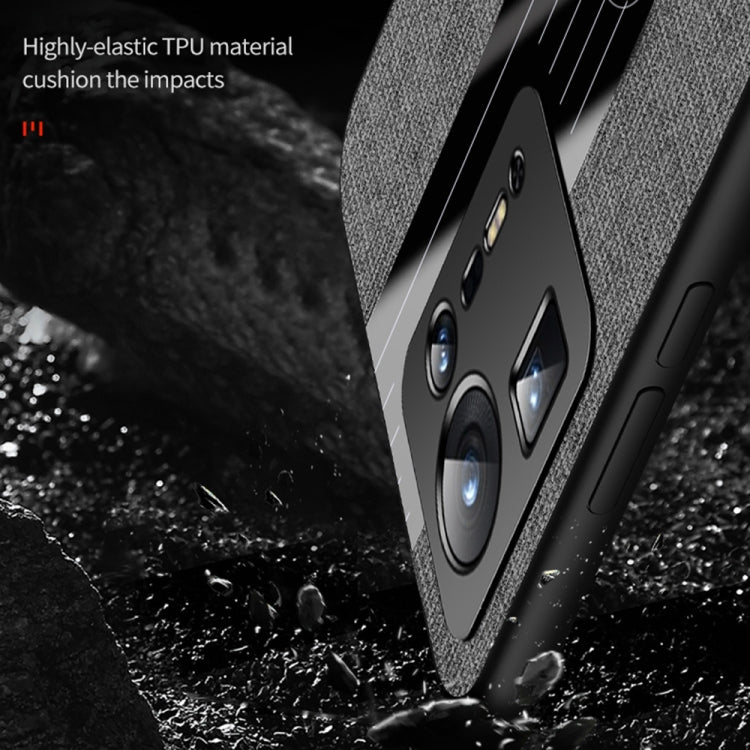 For Xiaomi Mi Mix 4 XINLI Stitching Cloth Texture TPU Phone Case(Black)