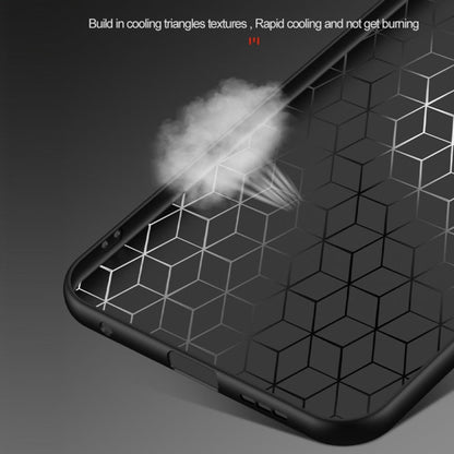 Pour Xiaomi Poco M3 XINLI Étui de téléphone en TPU à texture de tissu à couture (rouge)