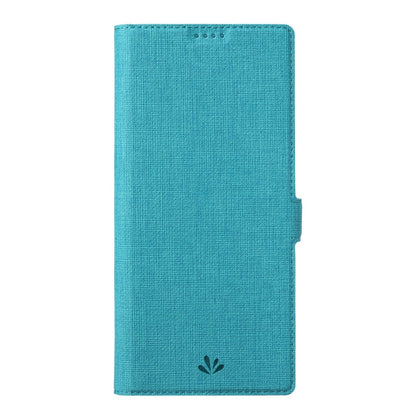 For Sharp Aquos Sense 6 ViLi K Series Magnetic Buckle Horizontal Flip Leather Phone Case(Blue)