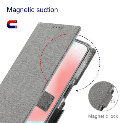 For Sony Xperia Pro-I ViLi K Series Magnetic Buckle Horizontal Flip Leather Phone Case(Grey)