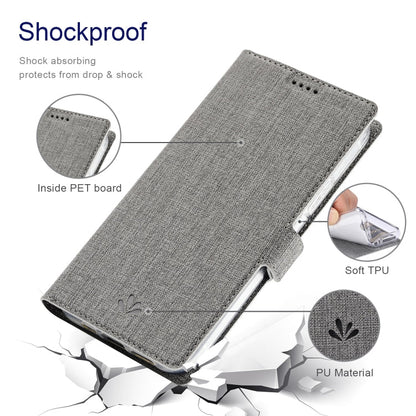 For Sony Xperia Pro-I ViLi K Series Magnetic Buckle Horizontal Flip Leather Phone Case(Grey)
